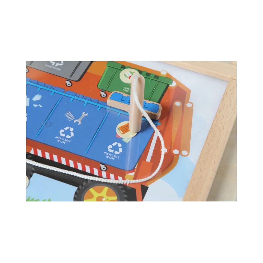 MASTERKIDZ Tablica Edukacyjna Segregacja Odpadów Montessori