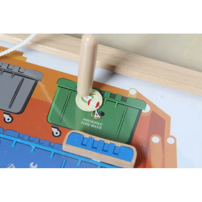 Dziecięca tablica do nauki o ochronie środowiska i recyklingu