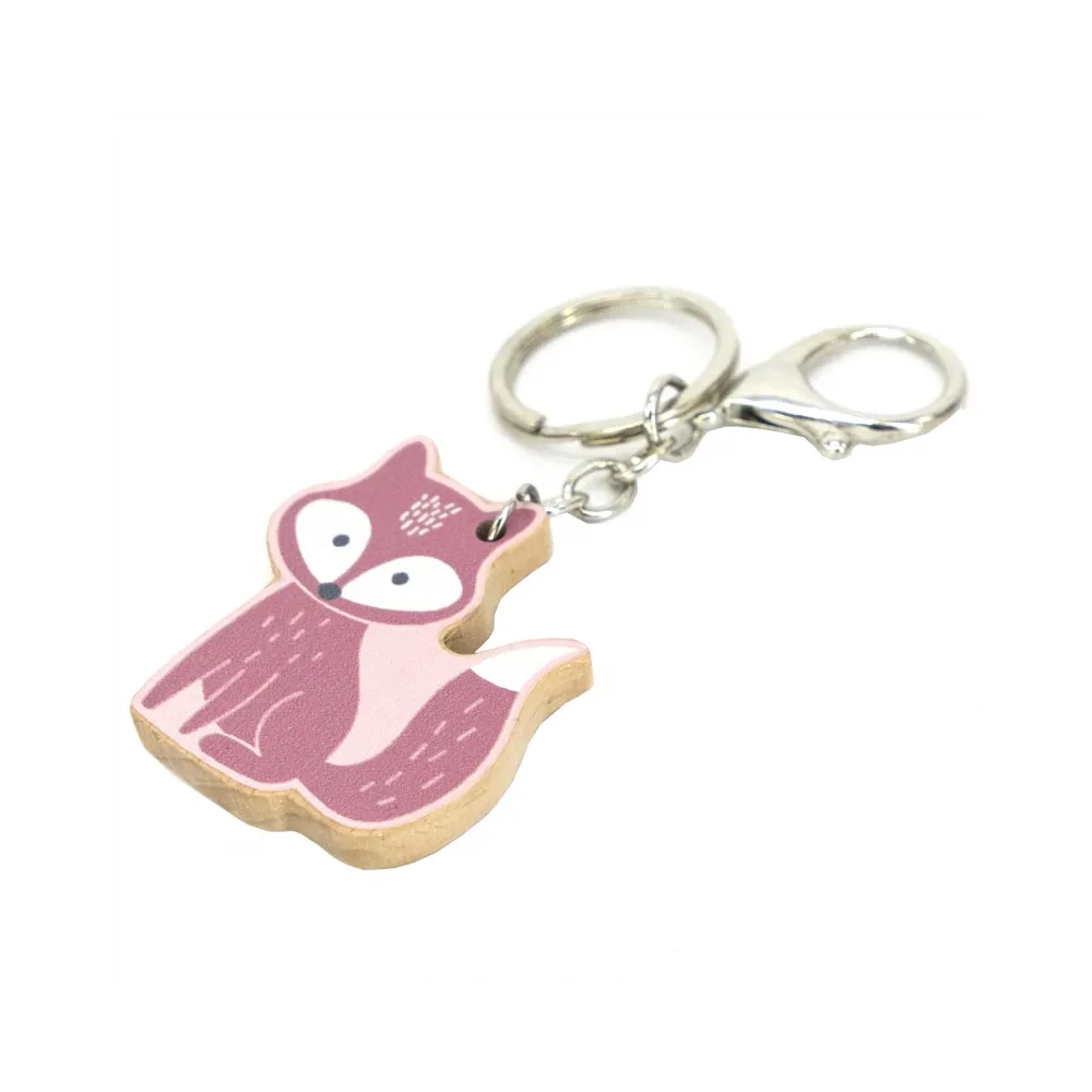 VIGA PolarB Drewniany Breloczek Lis Brelok