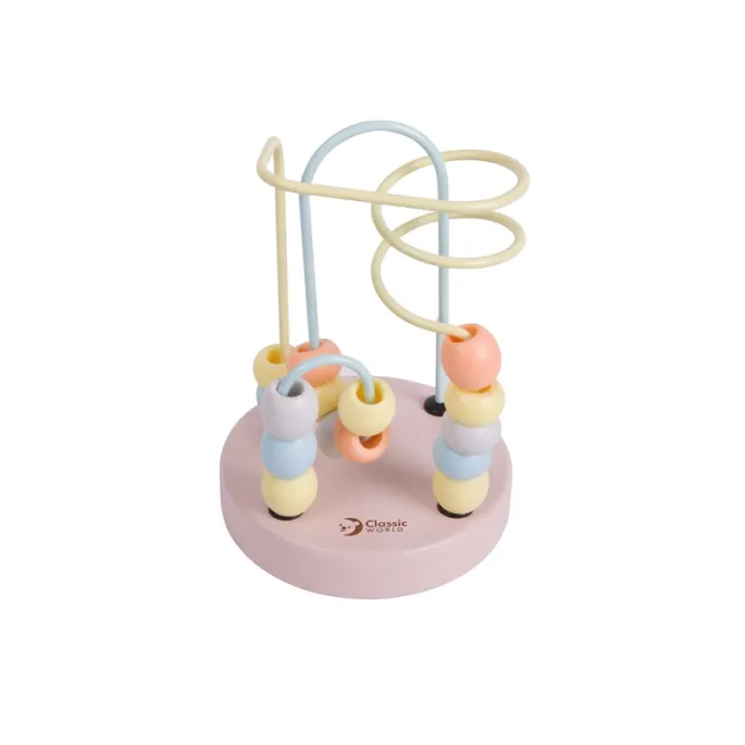 Edukacyjna pętla z metalowymi prętami, rozwijająca cierpliwość i dokładność