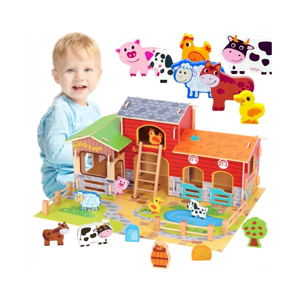 Zestaw Mega Farma z realistycznymi figurkami zwierząt
