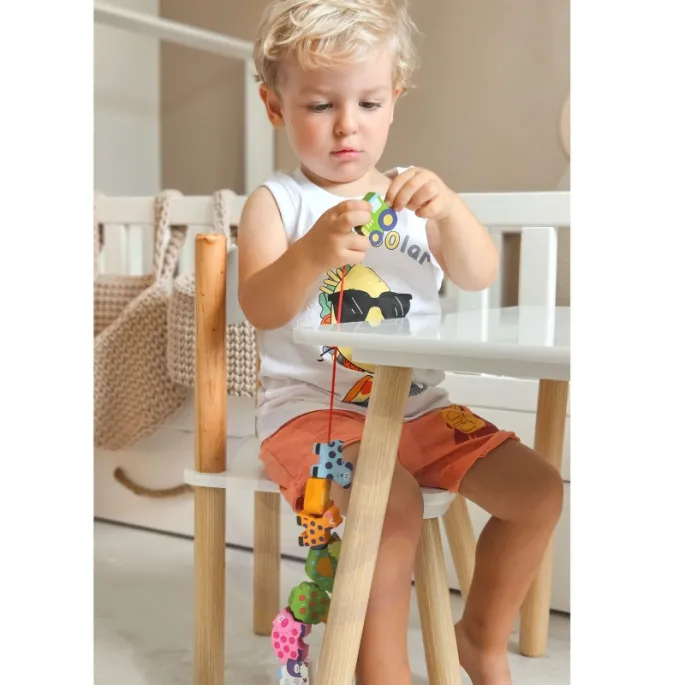 Klocki przedstawiające zwierzęta wiejskie