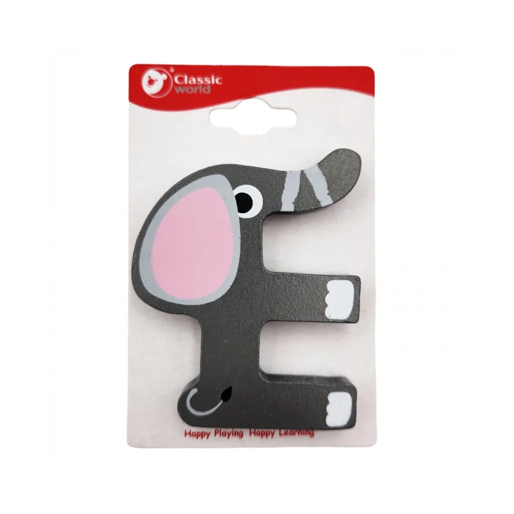 CLASSIC WORLD Drewniana Literka E