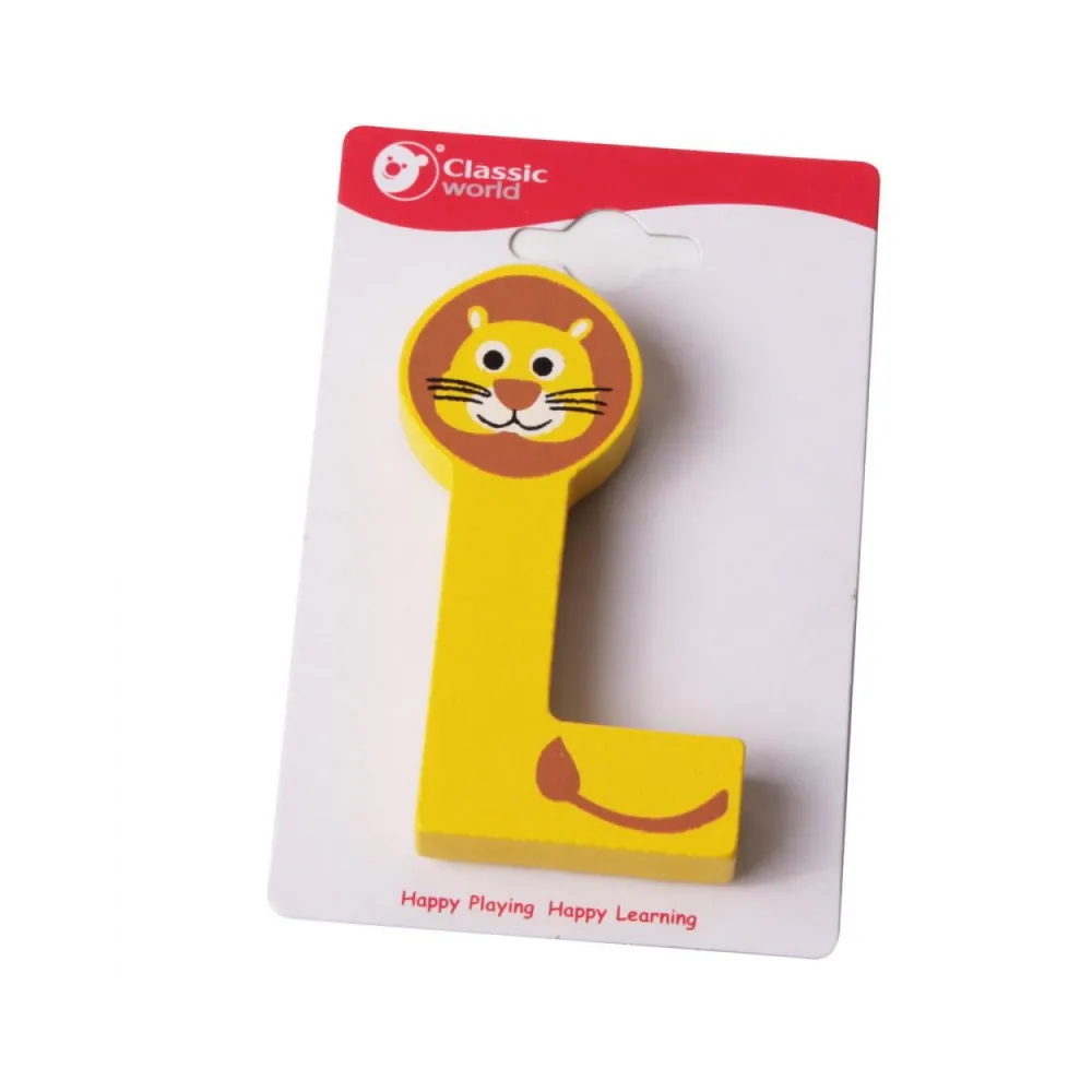 CLASSIC WORLD Drewniana Literka L