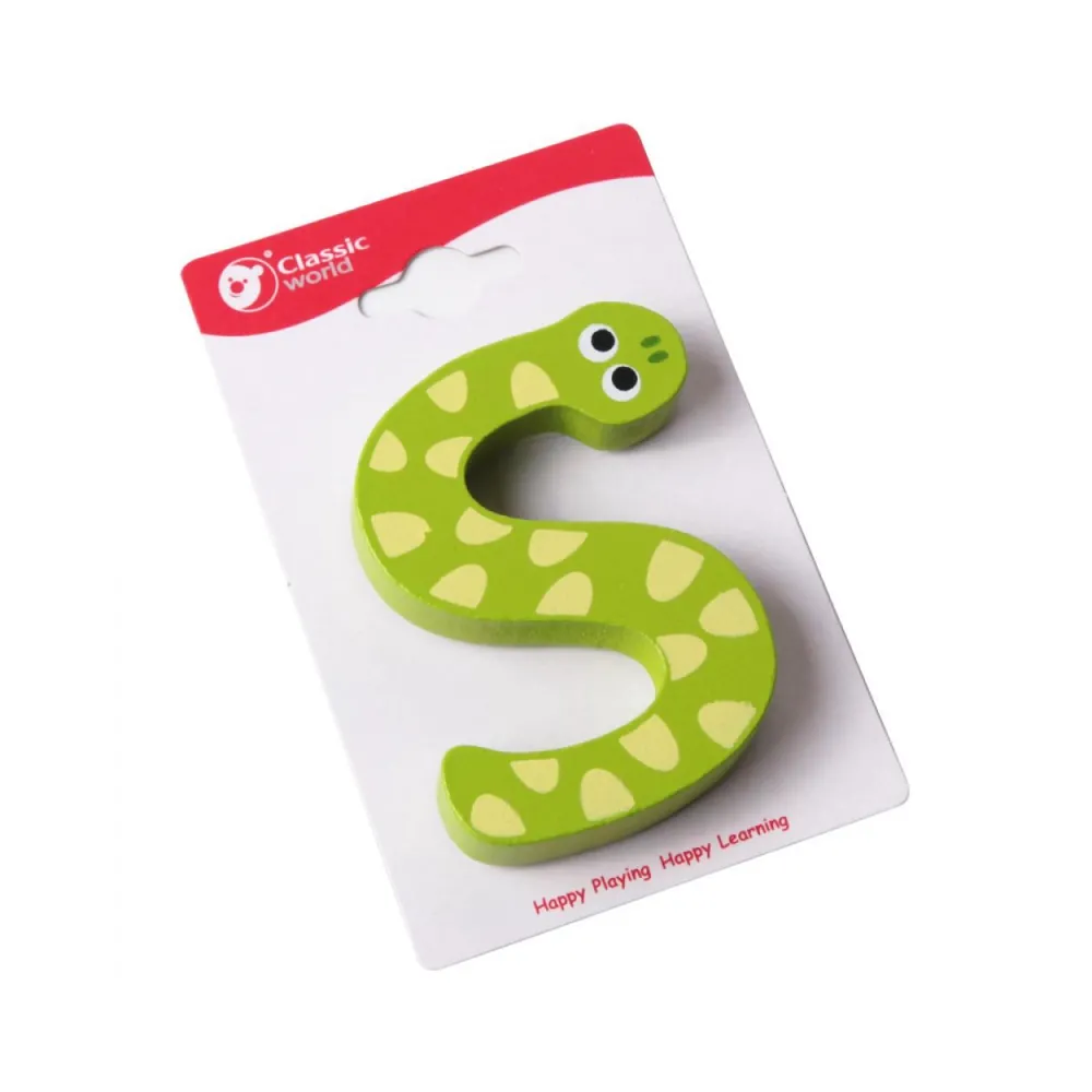 CLASSIC WORLD Drewniana Literka S