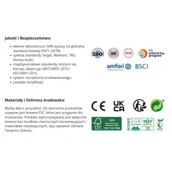 CLASSIC WORLD Drewniana Literka U