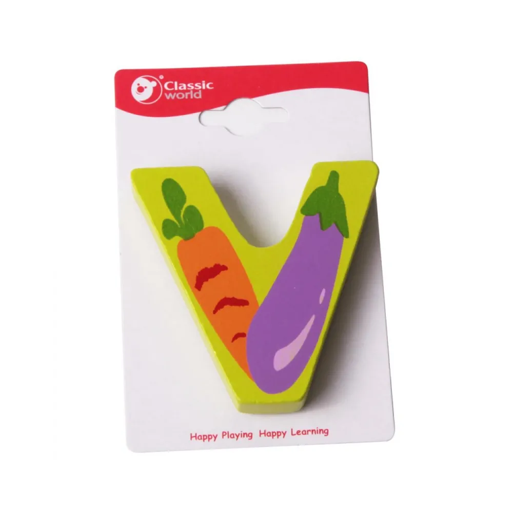 CLASSIC WORLD Drewniana Literka V