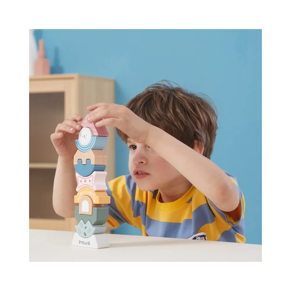 Zbliżenie na szczegóły układanki PolarB z nietoksycznymi farbami