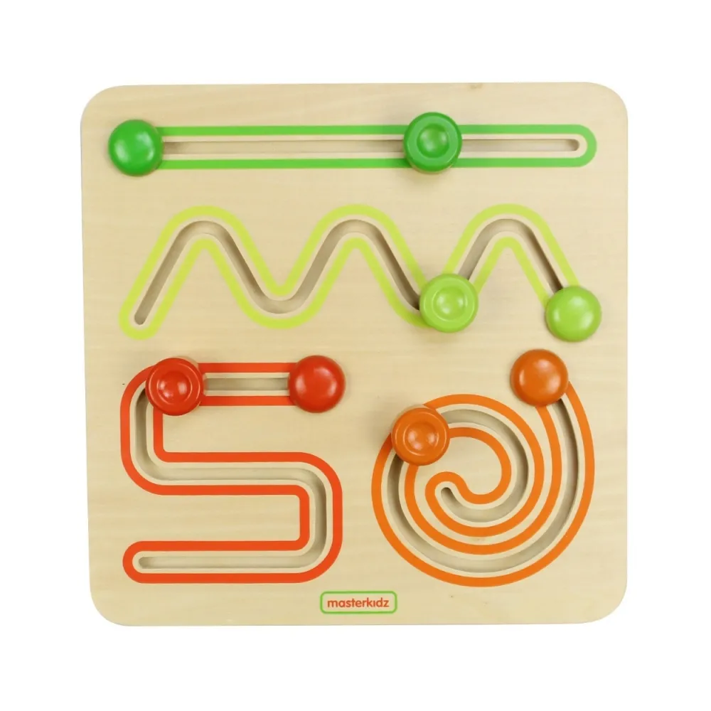 MASTERKIDZ Tablica edukacyjna Gra Przesuwna Labirynt Montessori