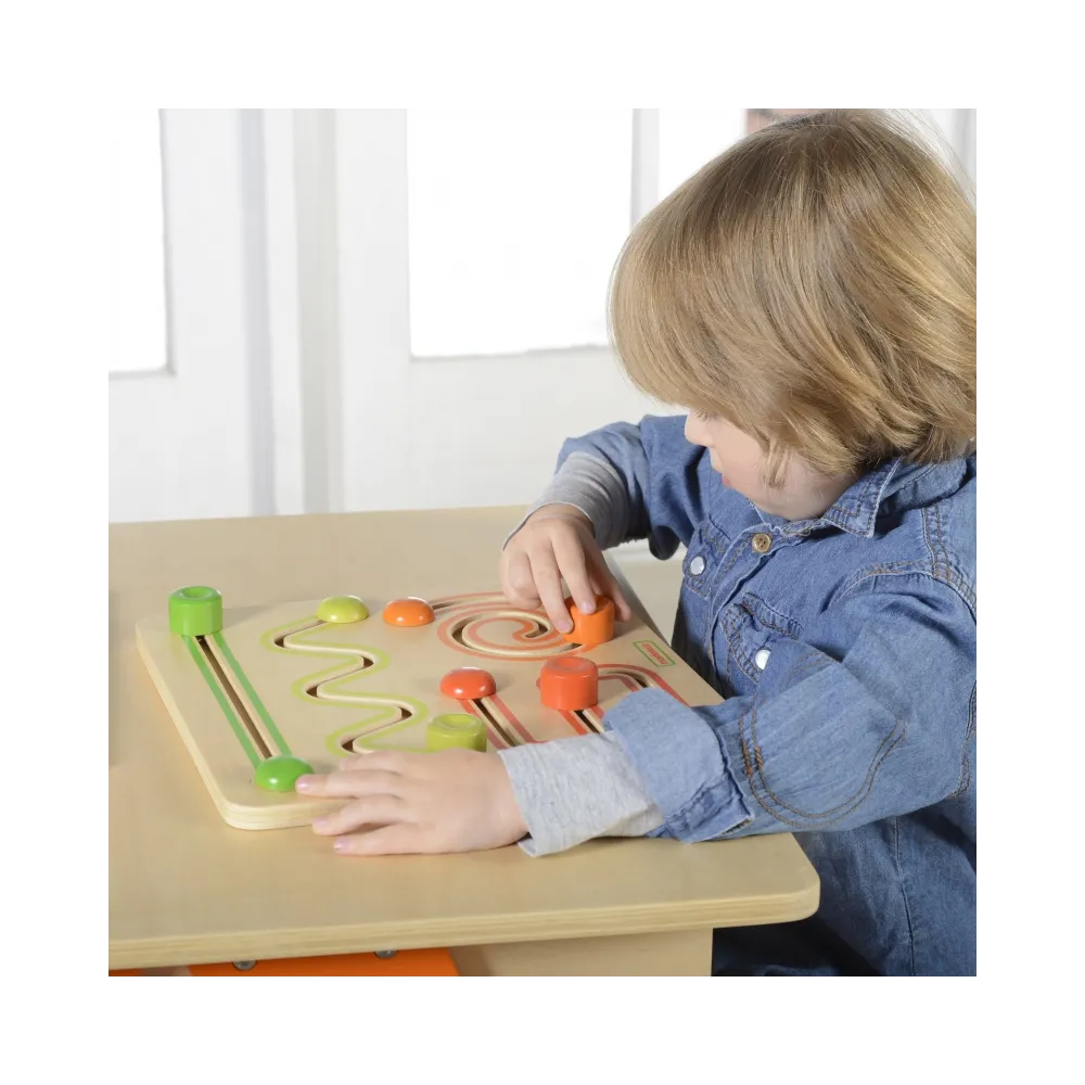 MASTERKIDZ Tablica edukacyjna Gra Przesuwna Labirynt Montessori