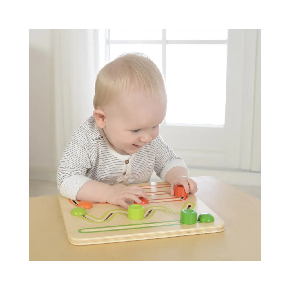 MASTERKIDZ Tablica edukacyjna Gra Przesuwna Labirynt Montessori