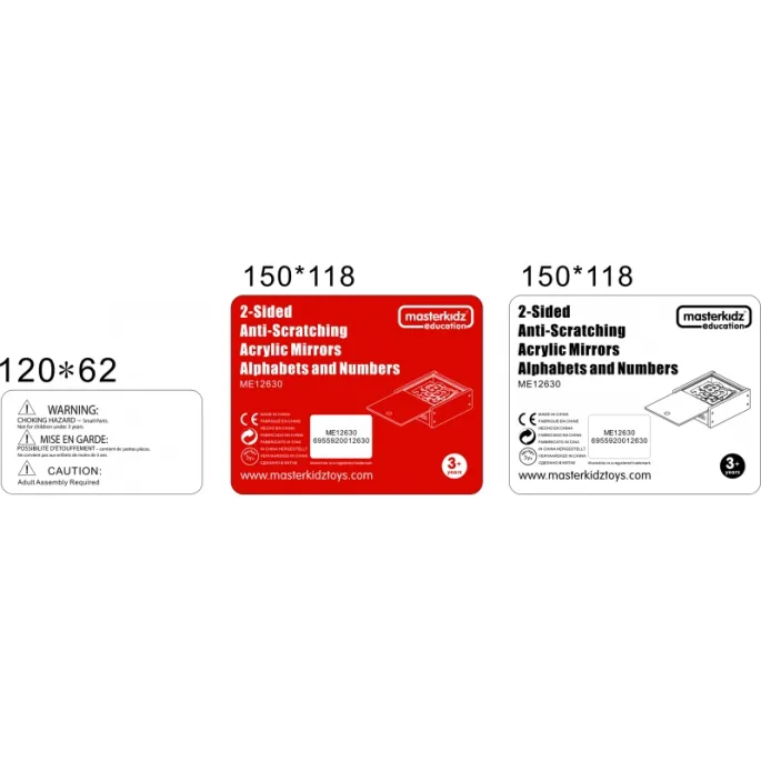 Trwałe lustra do kreatywnej zabawy z dziećmi