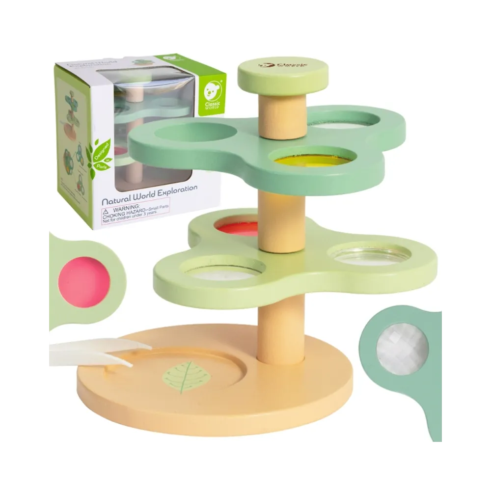 CLASSIC WORLD Mikroskop 2w1 Lupa dla Dzieci Eksploracja Świata Przyrody