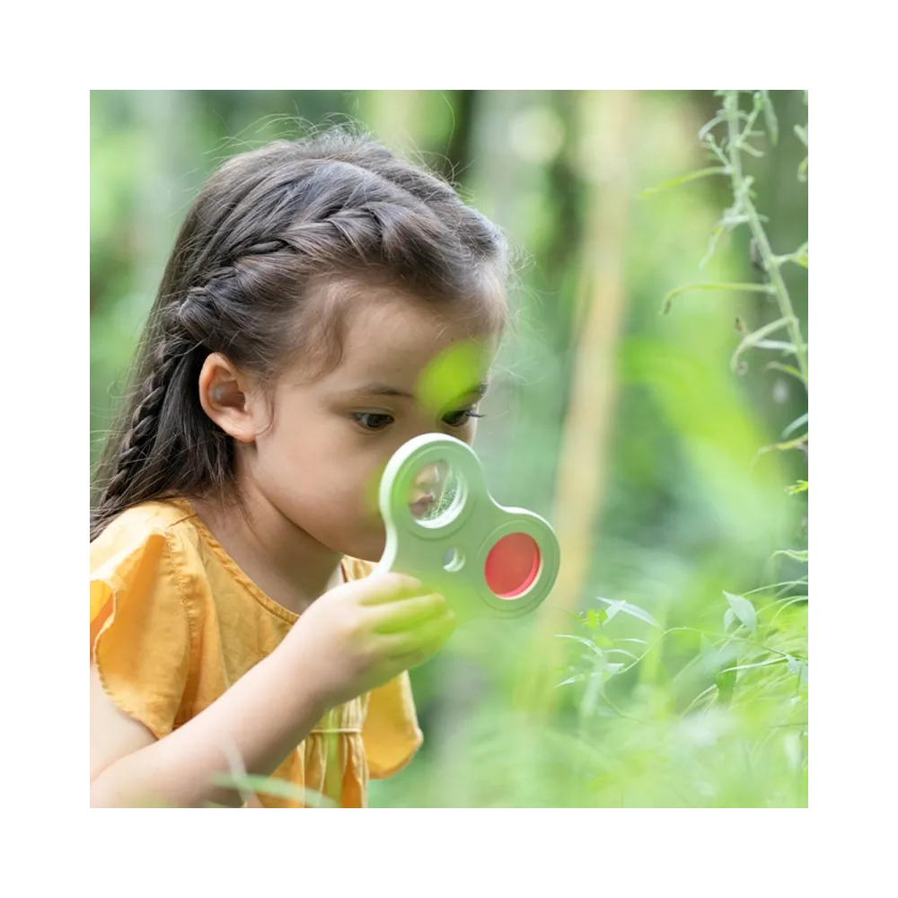 CLASSIC WORLD Mikroskop 2w1 Lupa dla Dzieci Eksploracja Świata Przyrody