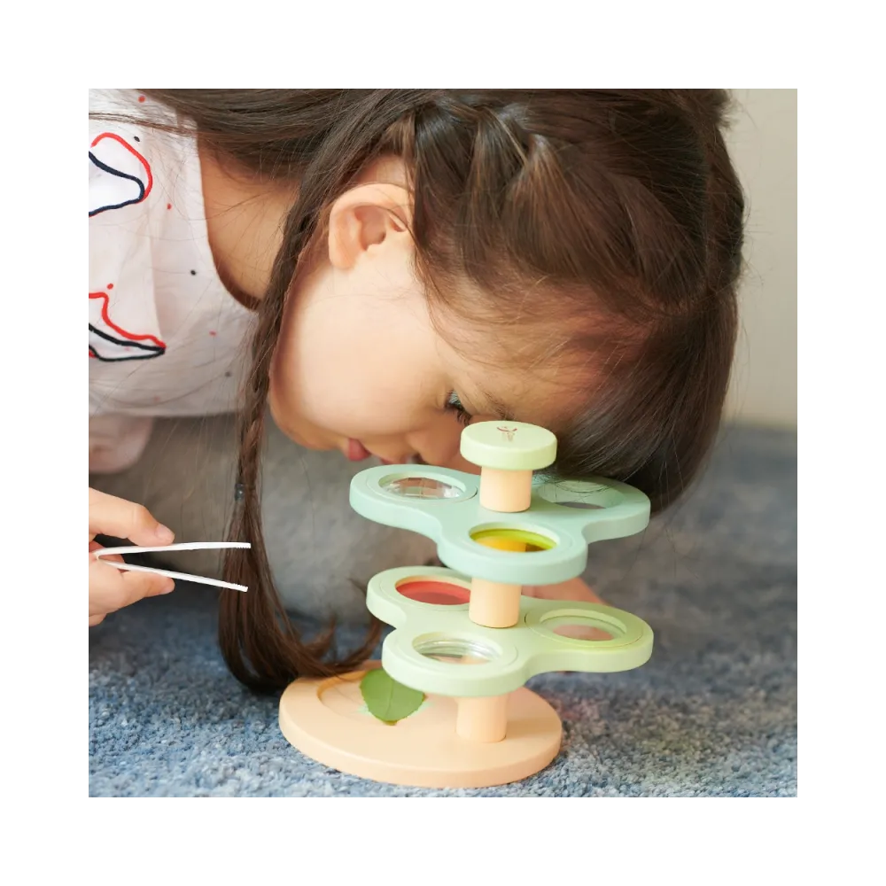 CLASSIC WORLD Mikroskop 2w1 Lupa dla Dzieci Eksploracja Świata Przyrody