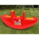 WOOPIE Bujak Wieloosobowy STAR Huśtawka Równoważna Czerwony