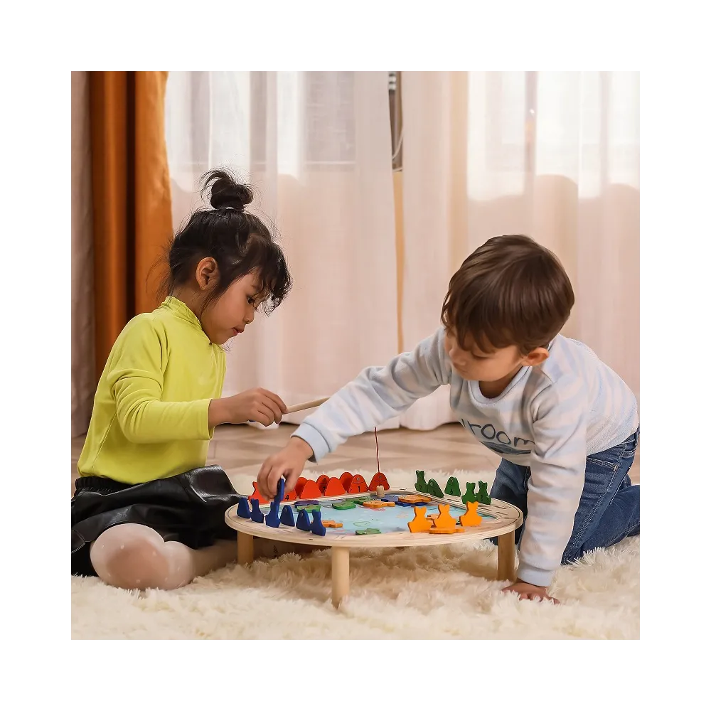 VIGA Drewniana Gra Łowienie Rybek FSC