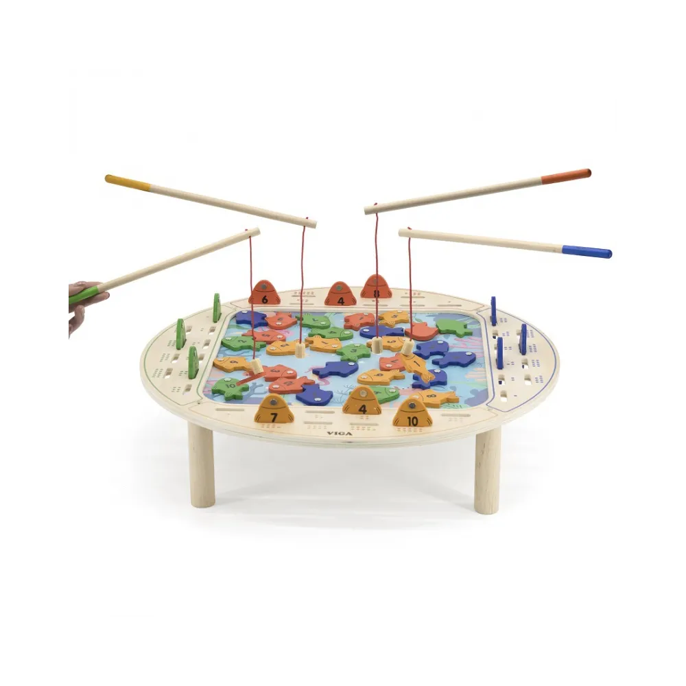 VIGA Drewniana Gra Łowienie Rybek FSC