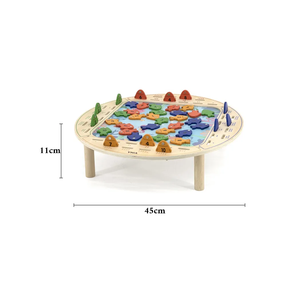 VIGA Drewniana Gra Łowienie Rybek FSC