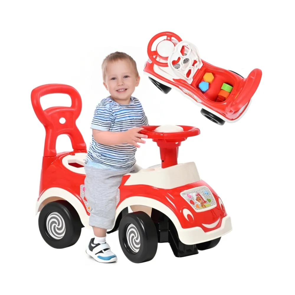 WOOPIE Jeździk 4w1 Sorter Pchacz Chodzik + Klakson Schowek