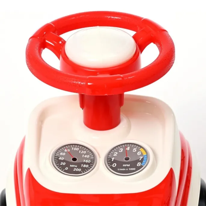 Jeździk z ergonomicznym siedziskiem