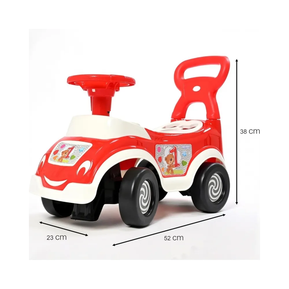 WOOPIE Jeździk 4w1 Sorter Pchacz Chodzik + Klakson Schowek