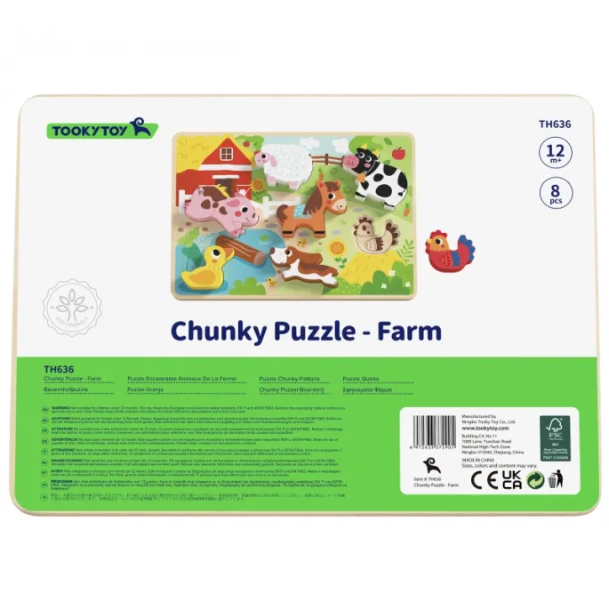 Bezpieczne puzzle dla maluchów z Tooky Toy