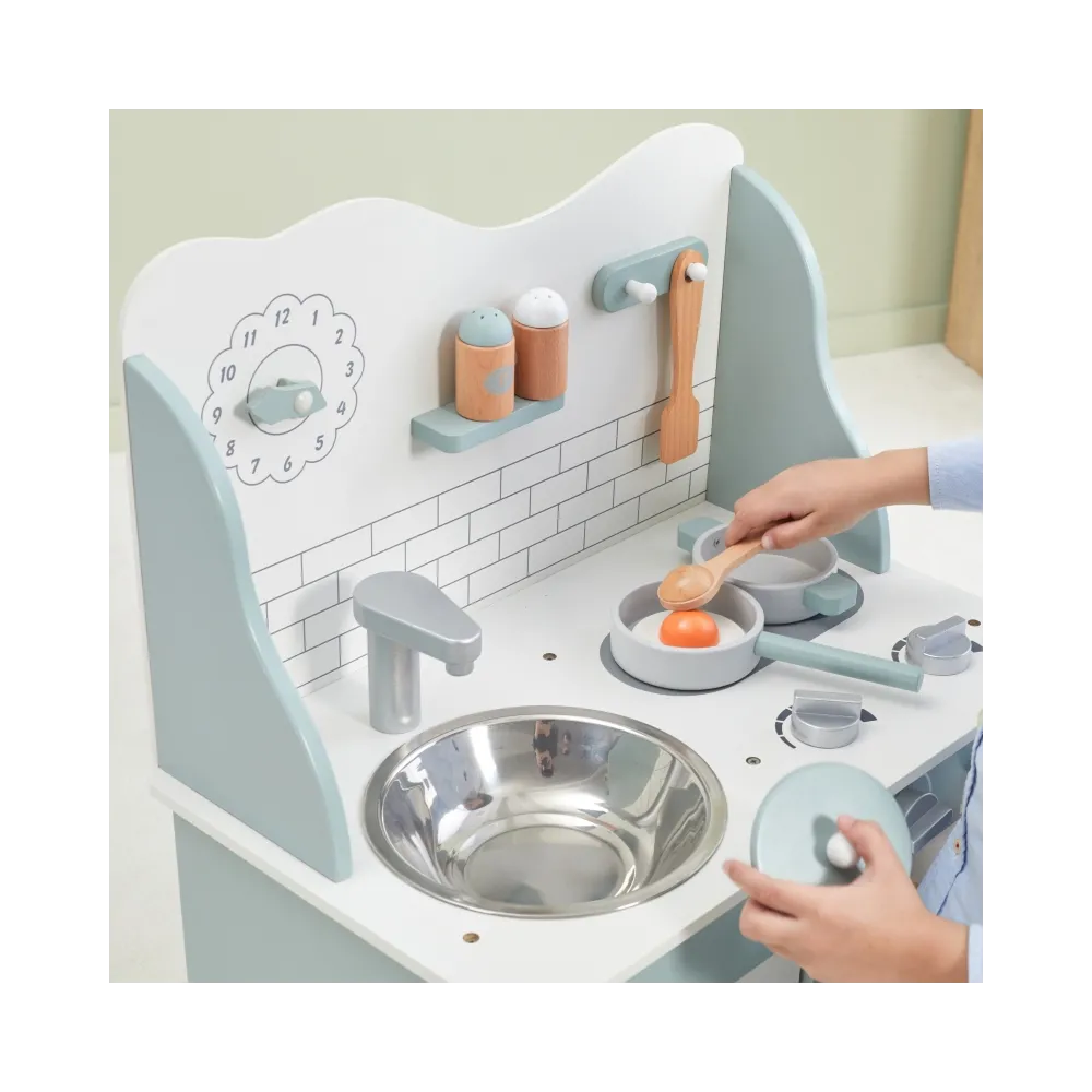 VIGA PolarB Drewniana Kuchnia z Akcesoriami Eco Green