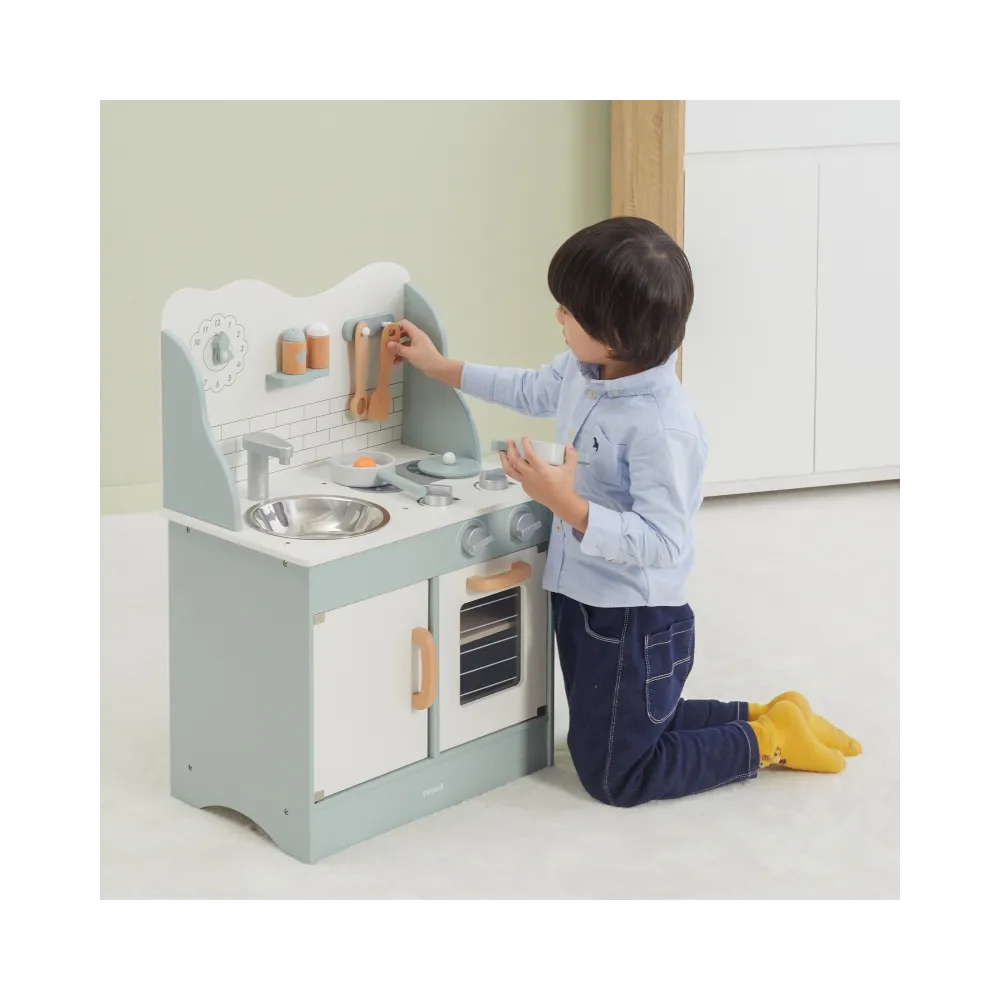 VIGA PolarB Drewniana Kuchnia z Akcesoriami Eco Green