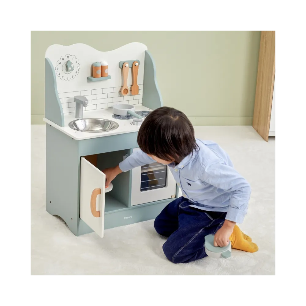 VIGA PolarB Drewniana Kuchnia z Akcesoriami Eco Green