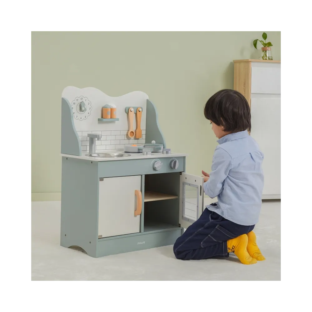 VIGA PolarB Drewniana Kuchnia z Akcesoriami Eco Green