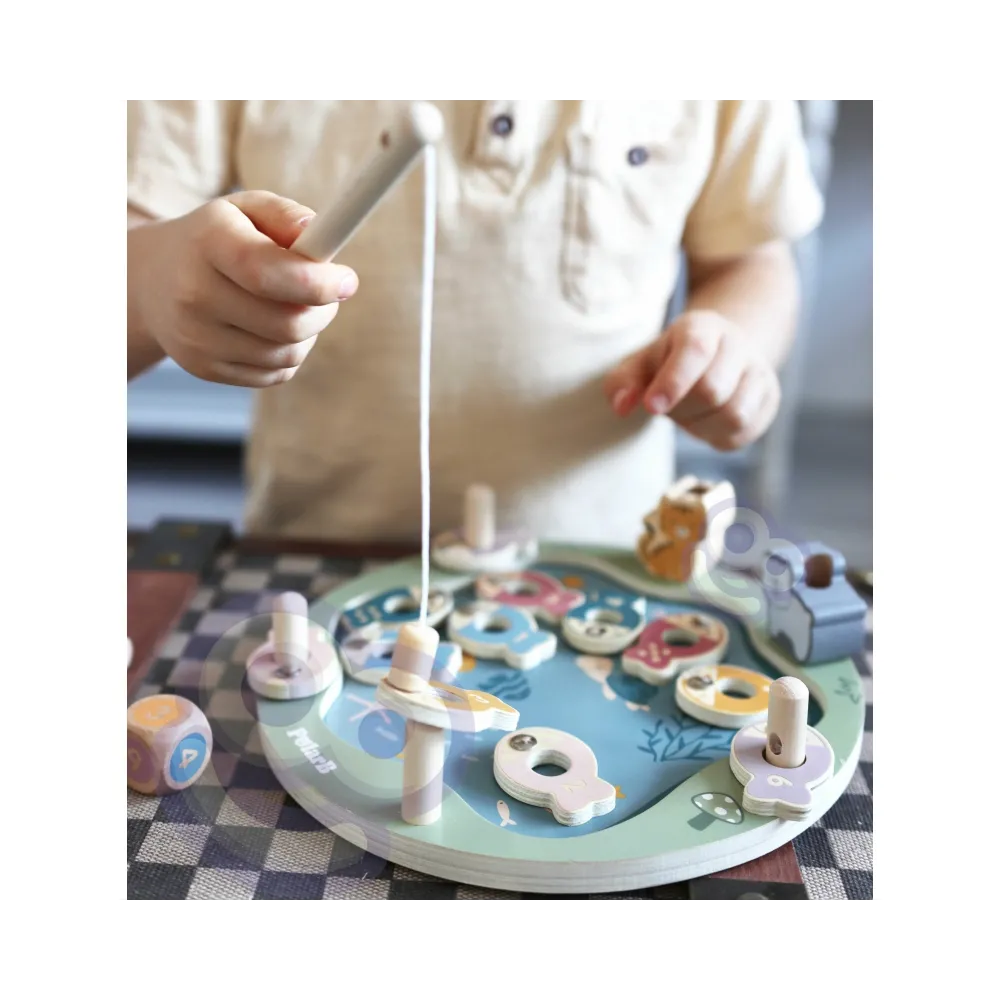 VIGA PolarB Drewniana Gra Łowienie Rybek