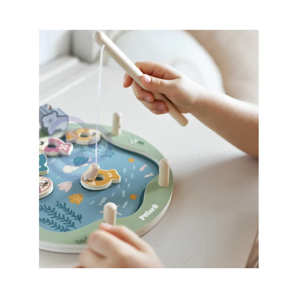 VIGA PolarB Drewniana Gra Łowienie Rybek