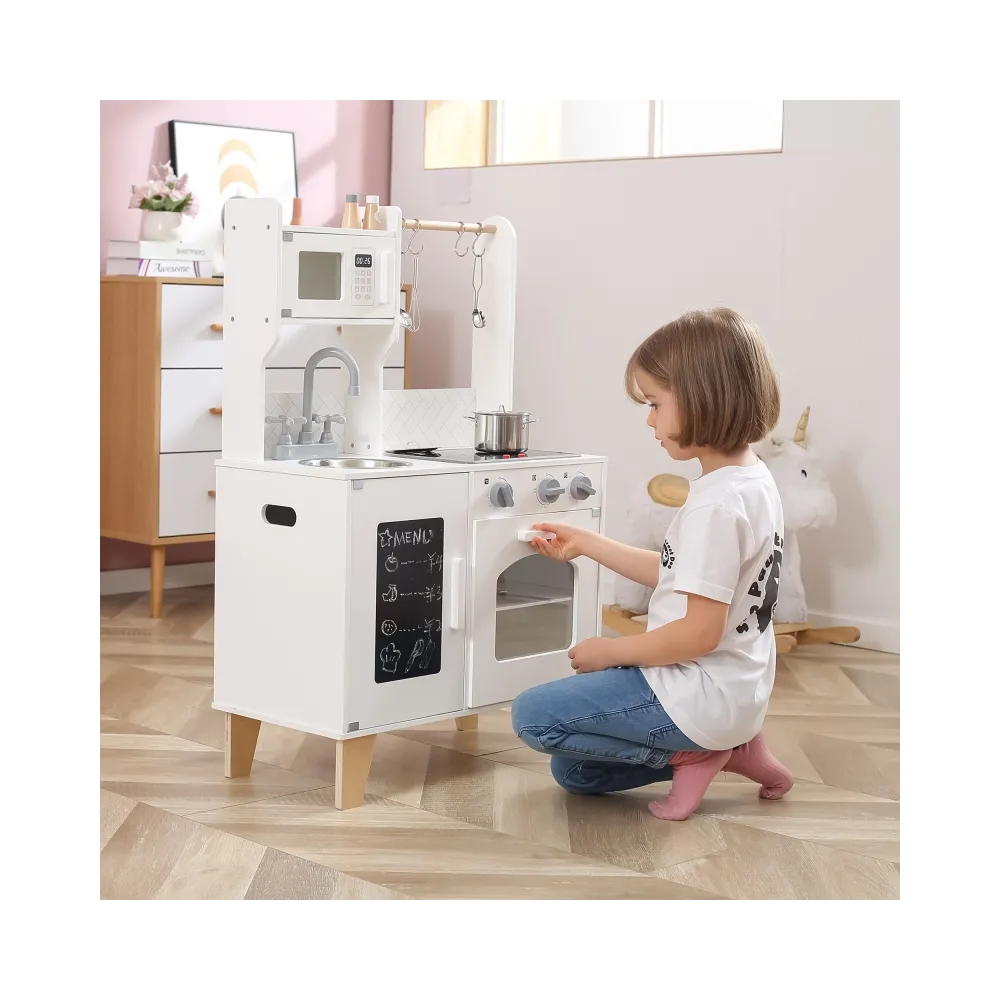 VIGA PolarB Drewniana Kuchnia Światło Dźwięk + Akcesoria