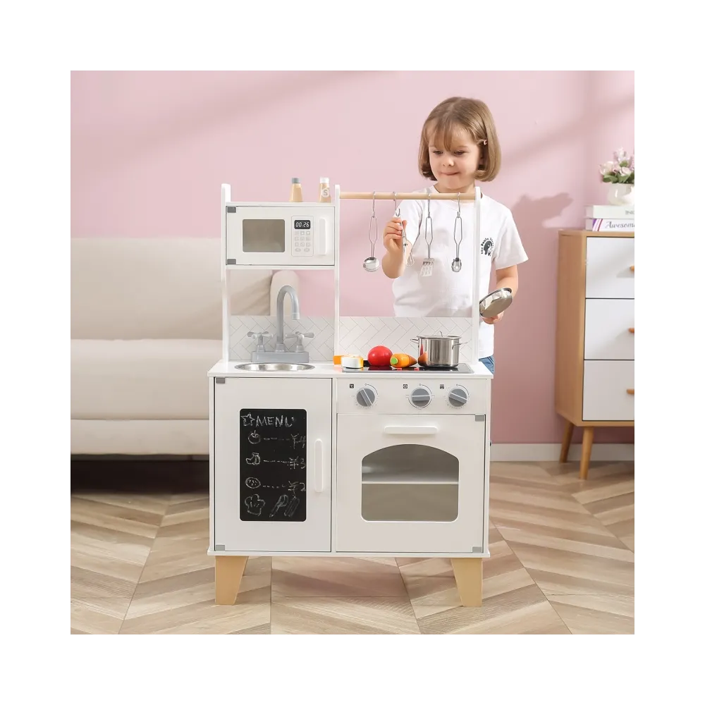 VIGA PolarB Drewniana Kuchnia Światło Dźwięk + Akcesoria