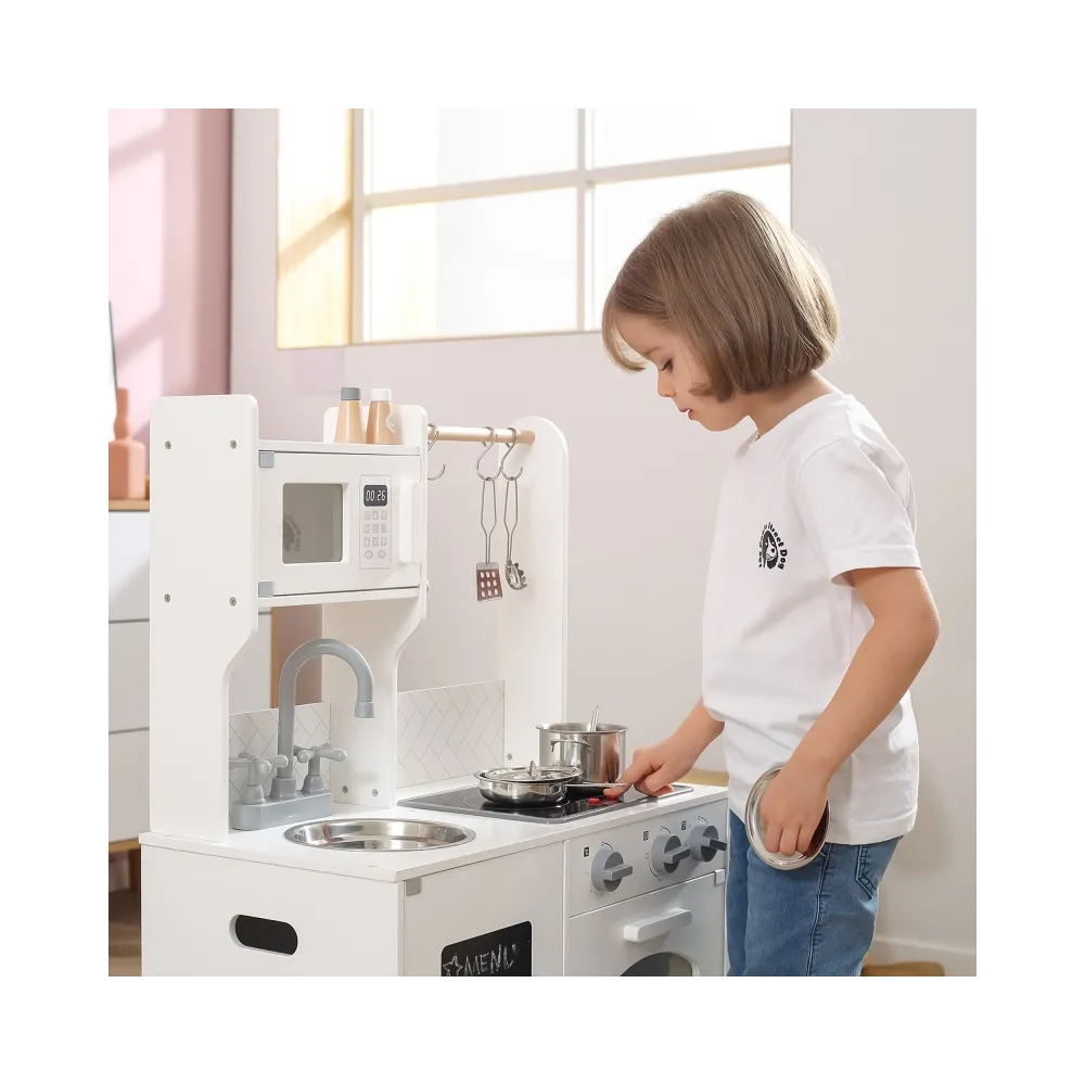 VIGA PolarB Drewniana Kuchnia Światło Dźwięk + Akcesoria