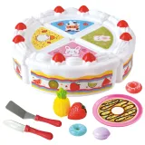 Rozwijająca zabawa z warzywami i tortem dla dzieci powyżej 3 roku życia.