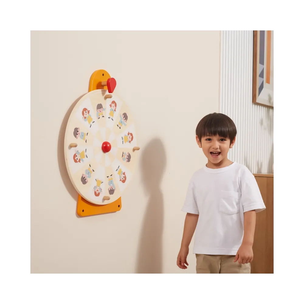 VIGA Tablica Ścienna Koło Pokaż Emocje Certyfikat FSC Montessori