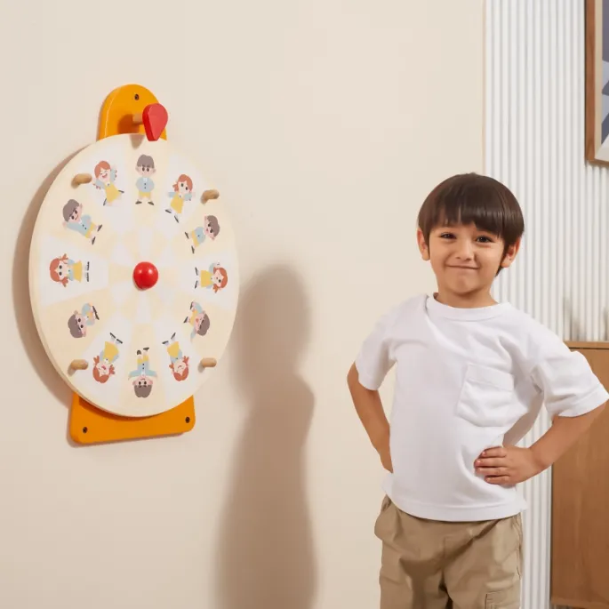 VIGA Tablica Ścienna Koło do nauki obserwacji i szybkiej reakcji.