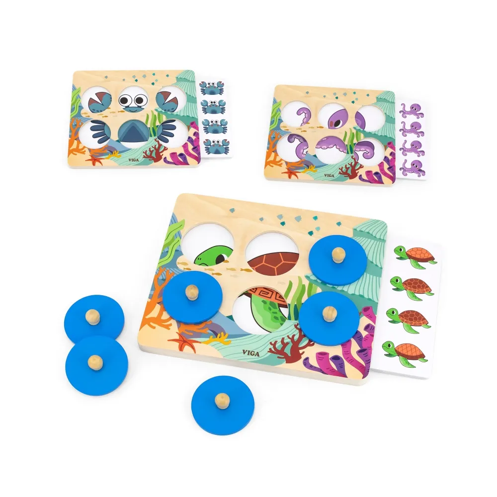 Gra Porównaj Znajdź Różnice z motywem zwierząt morskich