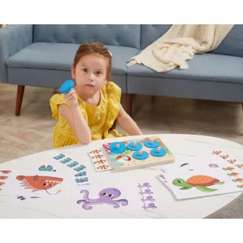 Rodzinna zabawa z grą rozwijającą umiejętności dzieci