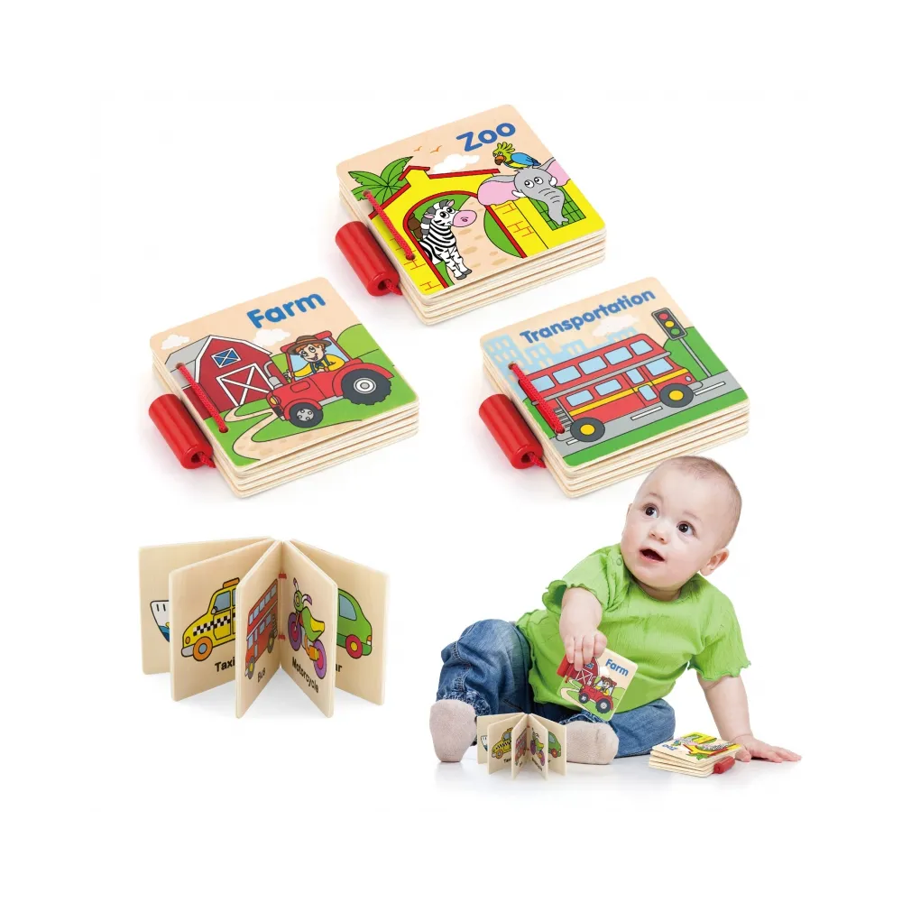 VIGA Moja Pierwsza Książeczka Drewniana 1 szt.