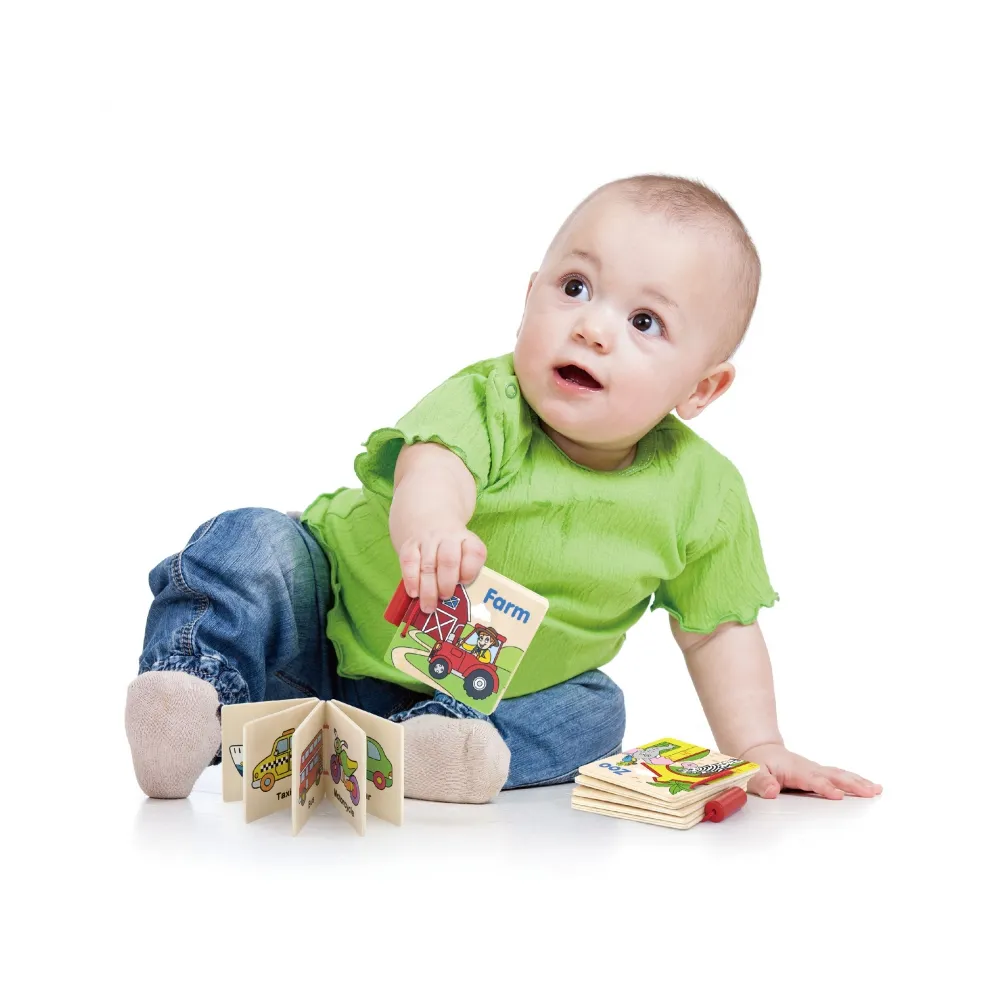 VIGA Moja Pierwsza Książeczka Drewniana 1 szt.