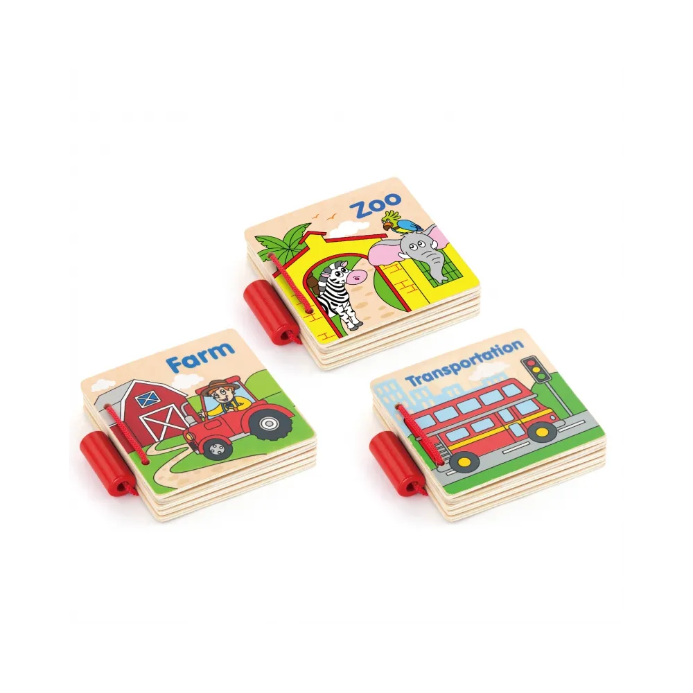 VIGA Moja Pierwsza Książeczka Drewniana 1 szt.