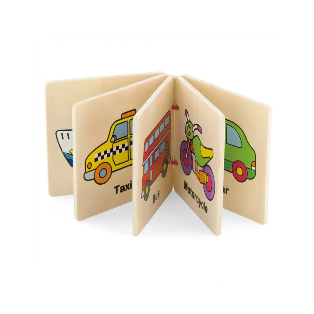 VIGA Moja Pierwsza Książeczka Drewniana 1 szt.