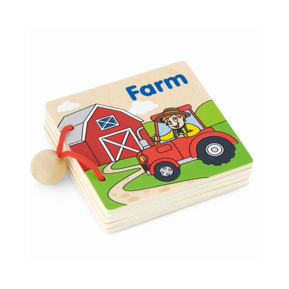 VIGA Moja Pierwsza Książeczka Drewniana 1 szt.