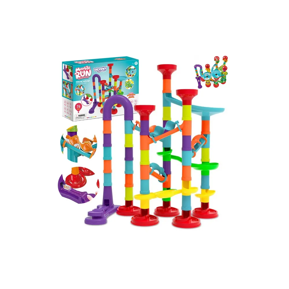 WOOPIE Kulodrom Tor Kulkowy Zestaw Spirala 76 el.