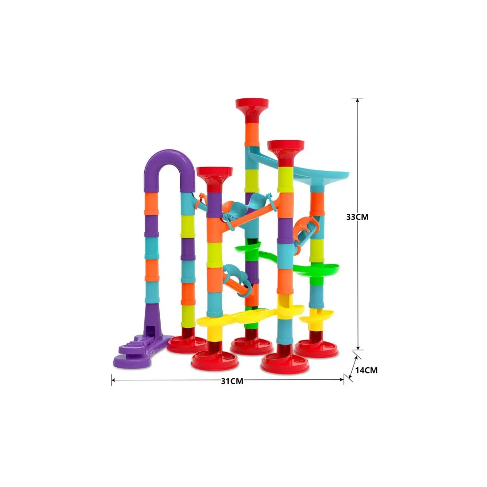 WOOPIE Kulodrom Tor Kulkowy Zestaw Spirala 76 el.