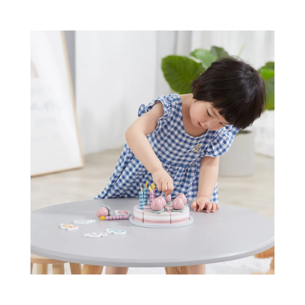 VIGA PolarB Drewniane Ciasto Tort Urodzinowy do Krojenia