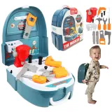 Zestaw narzędzi dla małego majsterkowicza w plecaku